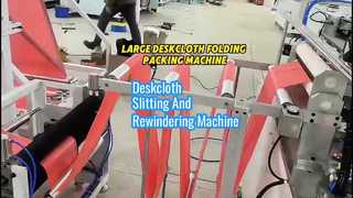 Macchina da taglio pieghevole automatica per fogli da scrivania usa e getta di grandi dimensioni