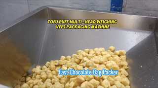 Linea di confezionamento VFFS di tofu congelato di alta qualità con pesatrice a 14 teste