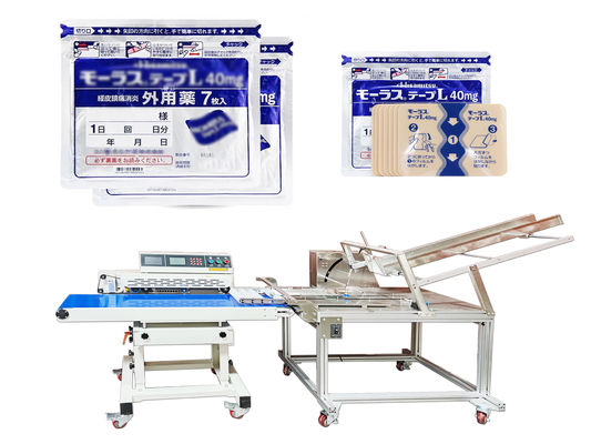 Good price Tipo automatico di adsorbimento della macchina 220V di sigillamento del sacchetto di plastica 3KW in linea