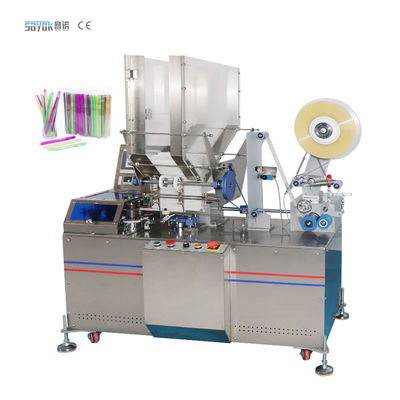 Good price 500-600 borse/sigillamento posteriore Straw Wrapping Machine Automatic Individual di min singolo in linea