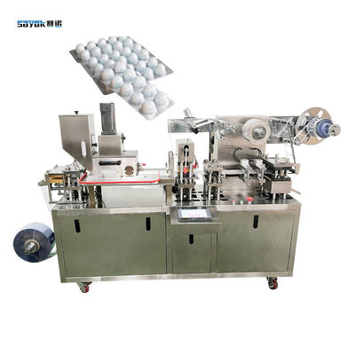 Qualità  380V Thailand Alcohol Cotton Ball Blister Packing Machine Flat Plate Type Fabbrica