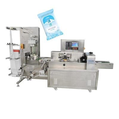 Good price Multi Function Wipes Machine For Cooling Wet Wipe Single PC Pack Automatic Production Line in linea