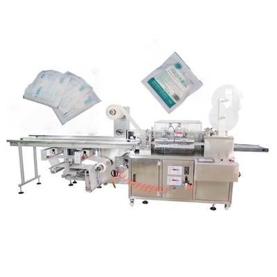 Good price 0.6 - macchina imballatrice Gauze Swab Packaging Machine di sigillamento del lato 0.8MPa in linea