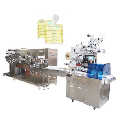 30 - 120PC Macchina di produzione di salviette bagnate con 5 vie di taglio Macchina di imballaggio di salviette per bambini