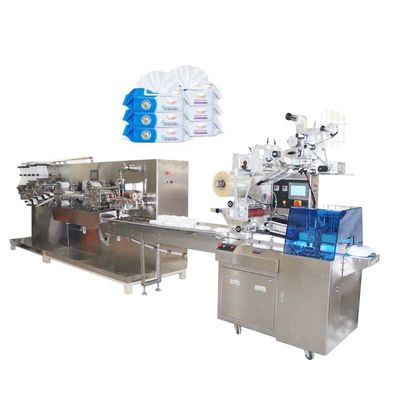Macchina imballatrice delle strofinate del bambino funzione bagnata dell'impacchettatrice 3KW di multi