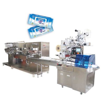 Macchina imballatrice delle strofinate bagnate 3KW/CE completamente automatico della macchina imballatrice
