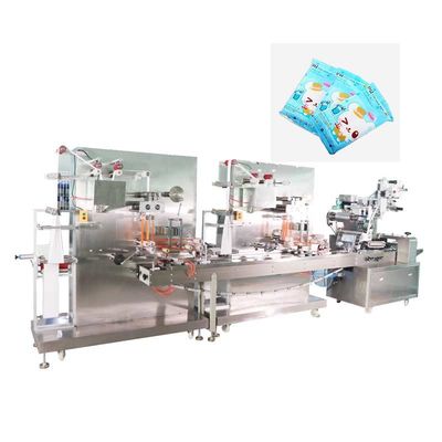 Macchina imballatrice di pulizia delle strofinate bagnate del tessuto che riempie 220V automatico