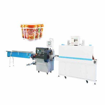 Macchina imballatrice 220V 5.5KW della macchina avvolgitrice della tazza di tè del latte del ODM/