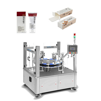 Macchina imballatrice d'inscatolamento cosmetica verticale del cartone automatico intatto della macchina