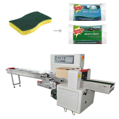 macchina avvolgitrice di flusso orizzontale degli strizzacervelli della macchina imballatrice del cuscino 220v