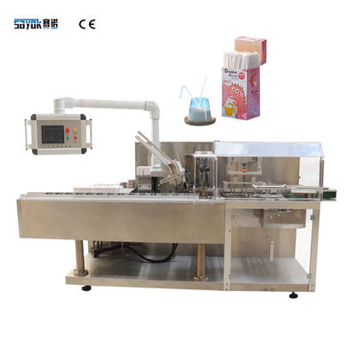 Macchina d'inscatolamento automatica orizzontale che beve Straw Box Packing Machine