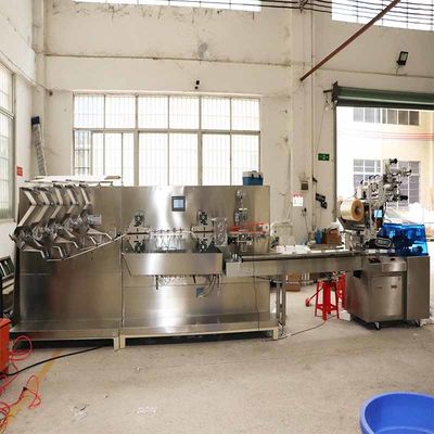 ODM 30-80 sacchetti / min Linea di produzione di asciugamani bagnati 3KW