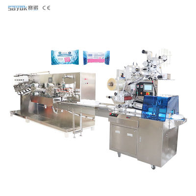 OEM Multi Material Wet Wipes Packing Machine per la pulizia del pavimento Tipo azionato meccanicamente