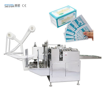 Disinfezione Alcol Swab Machine Alcol Prep Pad Produzione attrezzature di imballaggio 400pcs/min