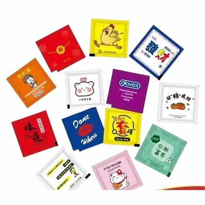 40g singolo luccicante PE guanto macchina di imballaggio completamente automatico operazioni di razionalizzazione
