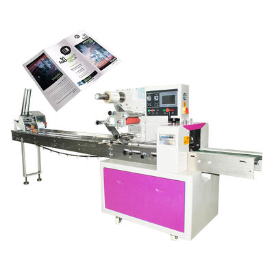 Precisione Macchine di imballaggio automatiche Immissione di carte pubblicitarie Brochure Volantino Macchina di imballaggio