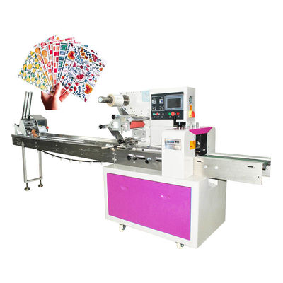 Alta compatibilità Macchine di imballaggio automatiche Cartolina di auguri Emittente di cibo Macchina di imballaggio