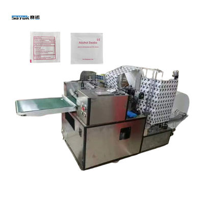 Completamente servo controllato 6 corsie Cotton Swab Packaging Machine 4 Side Pack