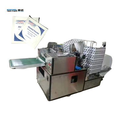 Conteggio automatico Spaziamento Alcol Prep Pad Packing Machine Controllo PID separato