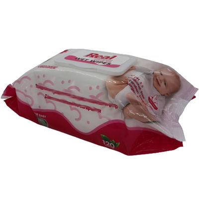 9.6 KW 3300KG Baby Wipe Packing Machine per imballaggi in plastica 30-120 pezzi