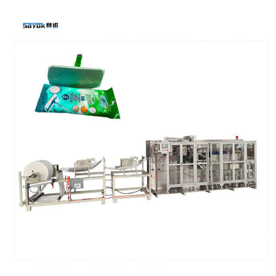 7.5 KW 2100KG Macchine di imballaggio per asciugamani per pavimenti bagnati Macchine di imballaggio automatiche