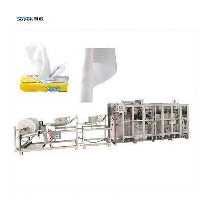 Intelligent Wet Floor Wipes Making Packing Machine 380V 50/60 Hz Servo Controllo