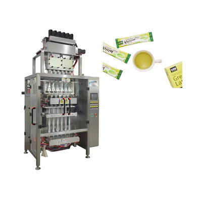 220V 50HZ PLC controllata macchina di imballaggio automatico 10 linee per 2-5g di polvere di tè verde