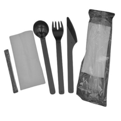 Macchina di imballaggio per stoviglie in legno e plastica con velocità di imballaggio di 80-120 pacchetti/min