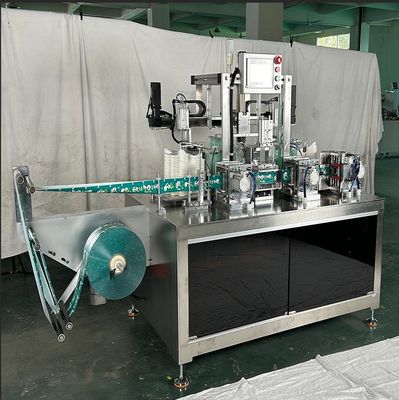 Completamente controllato da servomotori guanti PE pieghevole macchina di avvolgimento facile installazione