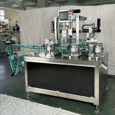 220V 50HZ 3KW Servo Controllo a bassa tensione Guanti PE Automatica Pieghevole Macchina di imballaggio Sigillo a 4 lati