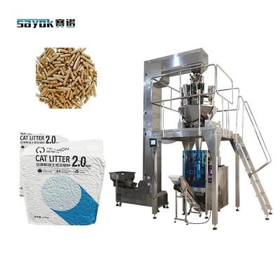 Good price 2.5 kg Curd di fagioli mescolato con lettiera di gatto VFFS Soluzione di imballaggio a vuoto per un facile stoccaggio in linea