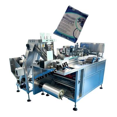Servo Driven Ejectors di saliva Automatic Counting Packaging Machine 100 pezzi Central Back BagPack