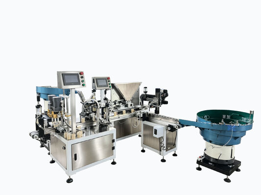 Qualità Linea di macchine per il confezionamento automatico di riempimento e tappatura di stuzzicadenti in bottiglia 220v Fabbrica