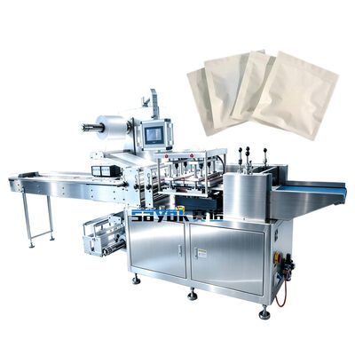 Qualità Macchina per imballaggio esterno di guanti da esame di alta qualità a quattro lati con stampo dedicato Fabbrica